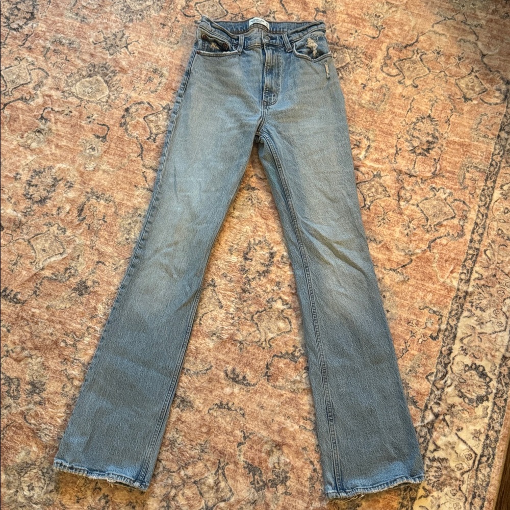 Abercrombie 70s vintage flare ultra high rise